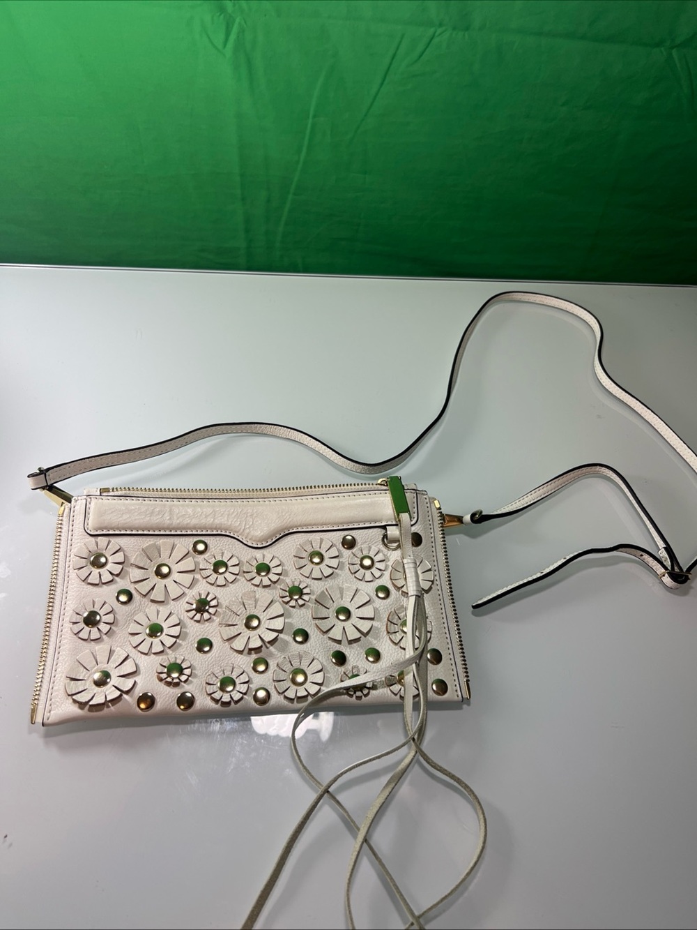 Rebecca Minkoff Floral Appliqué Crossbody Bag - Women's Leather Shoulder Purse